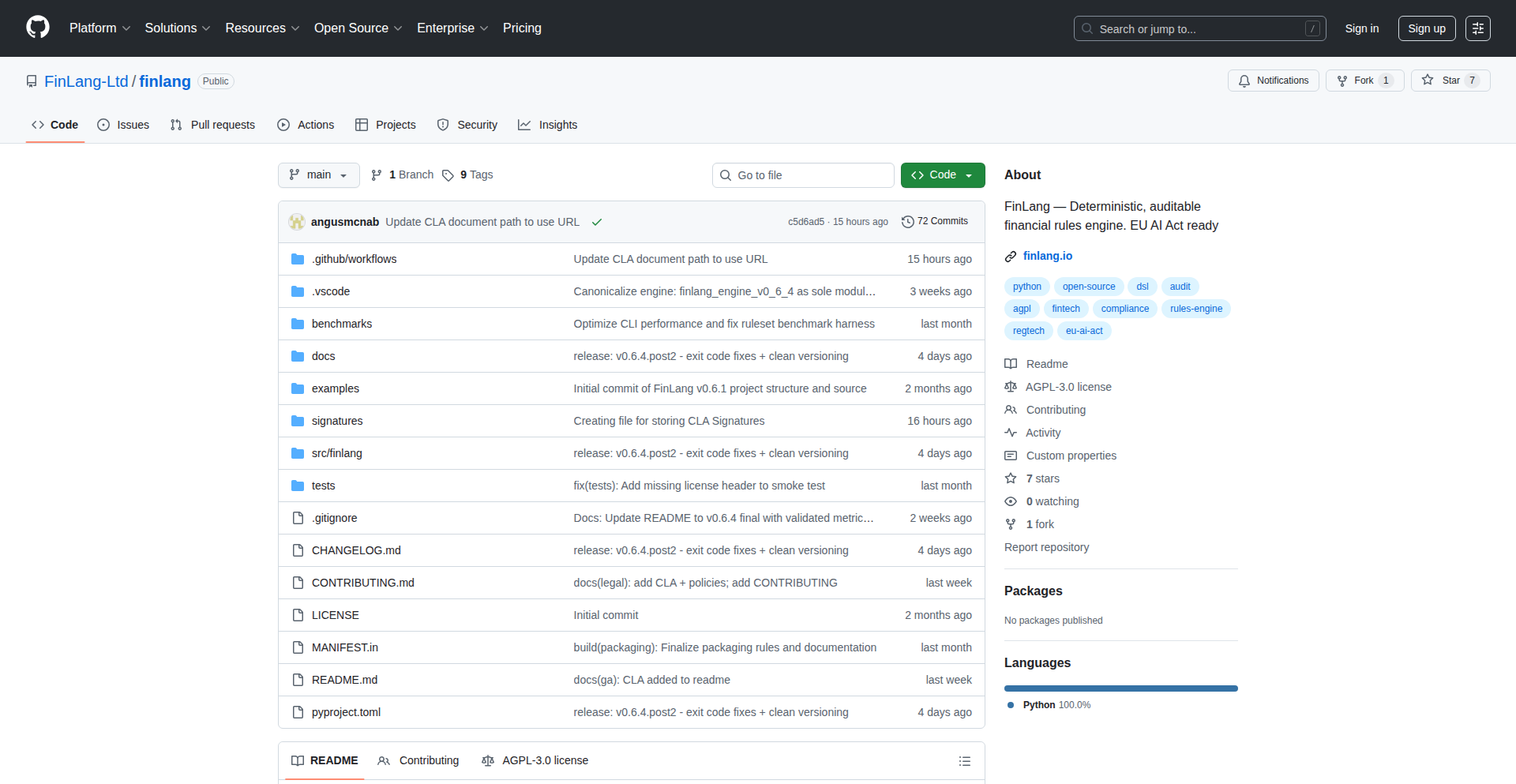 FinLang: 金融世界的“代码裁判”