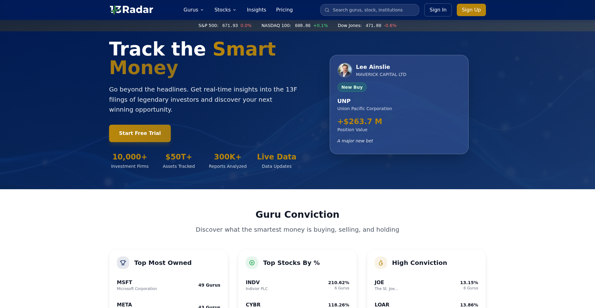 13Radar：AI驱动的量化基金实时画像