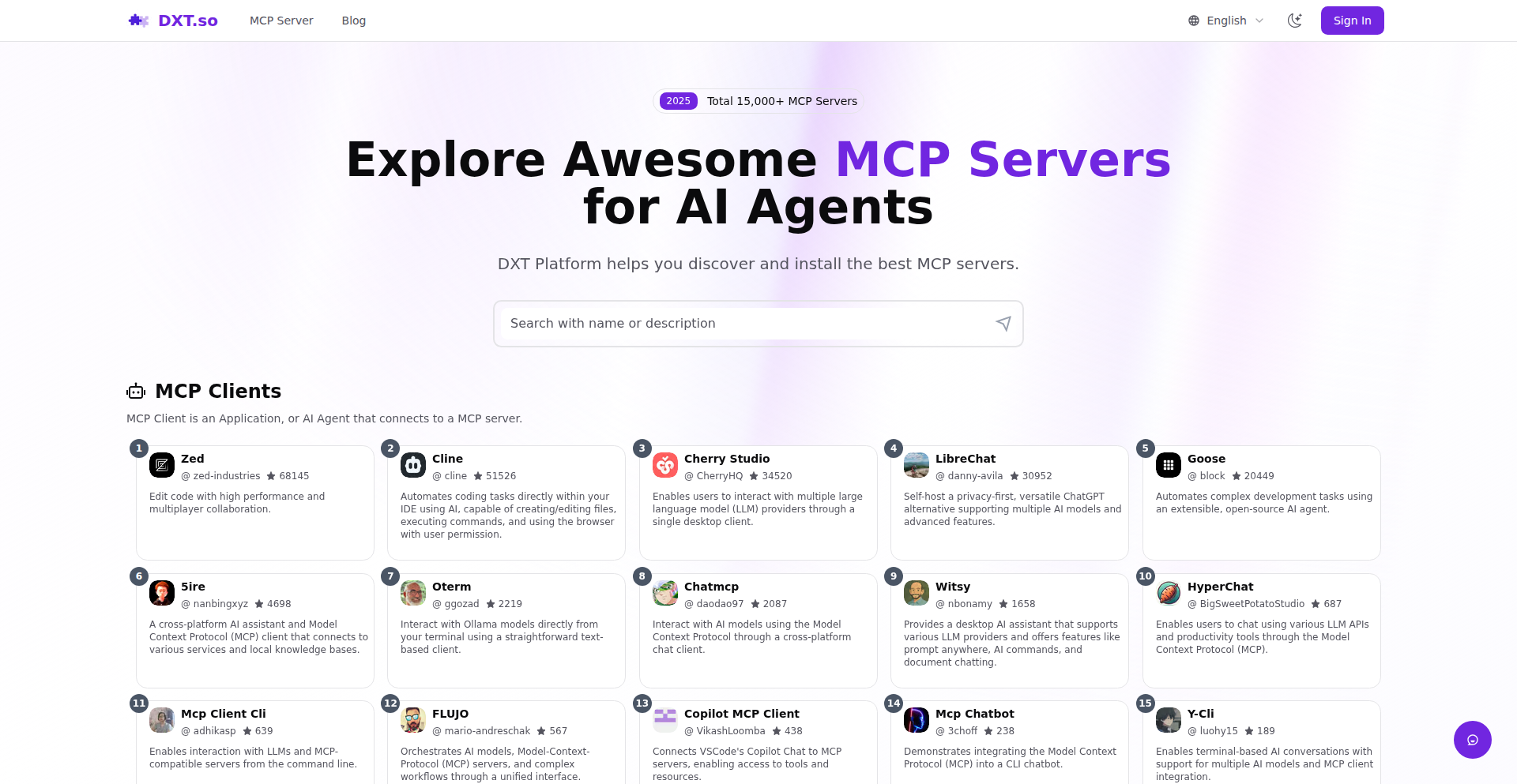 AI智能代理服务器库 (AI Agent Server Hub)