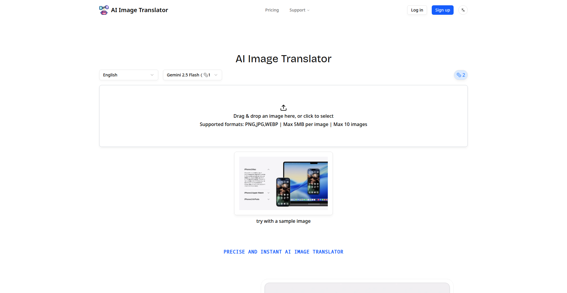 AI-Powered Seamless Image Translator