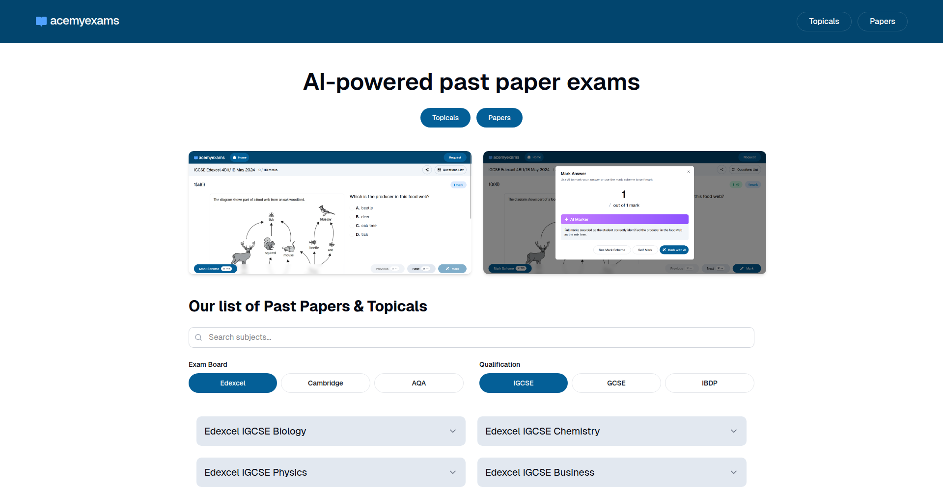 AI-Powered Exam Solver