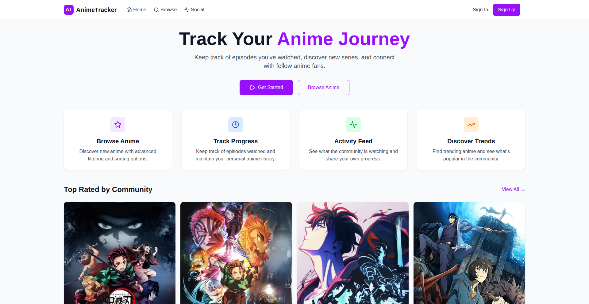 AnimeVerse Tracker