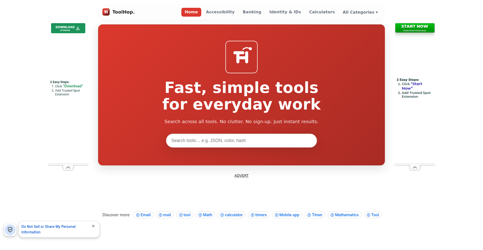 ToolHop: Instant Utility Nexus