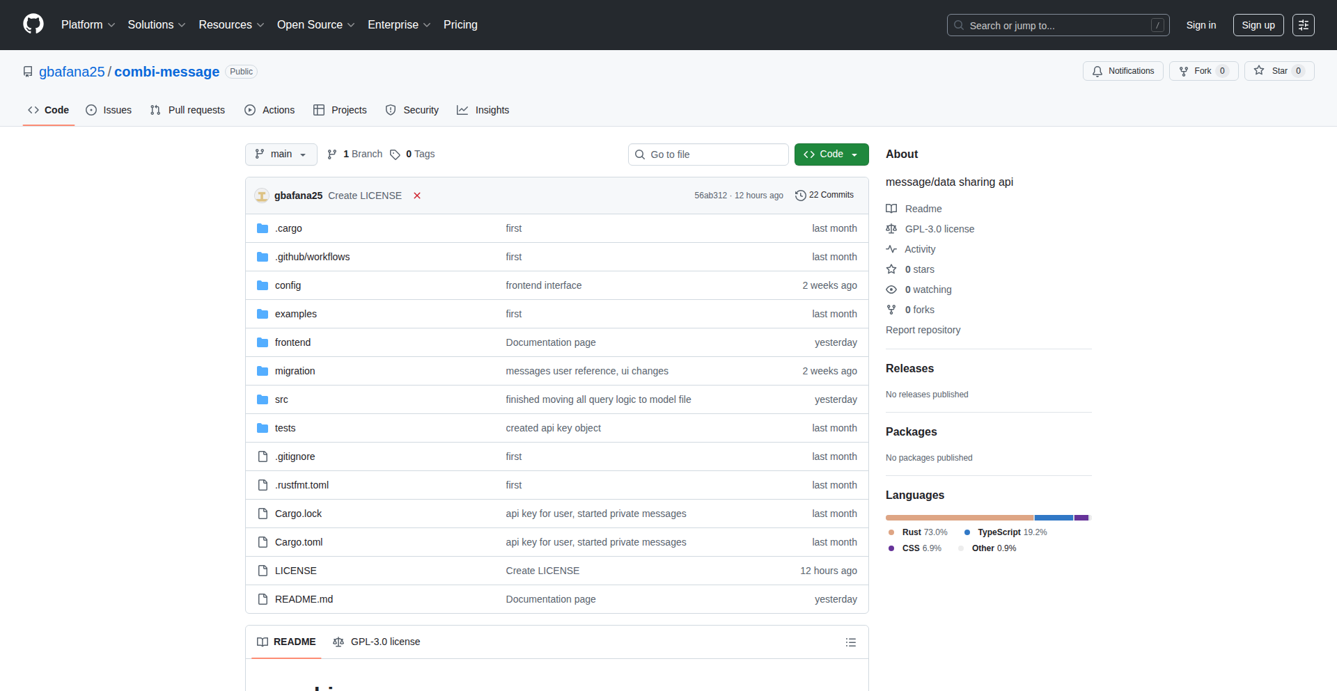 Combi-Message: HTTP+Socket.IO Key-Value Store