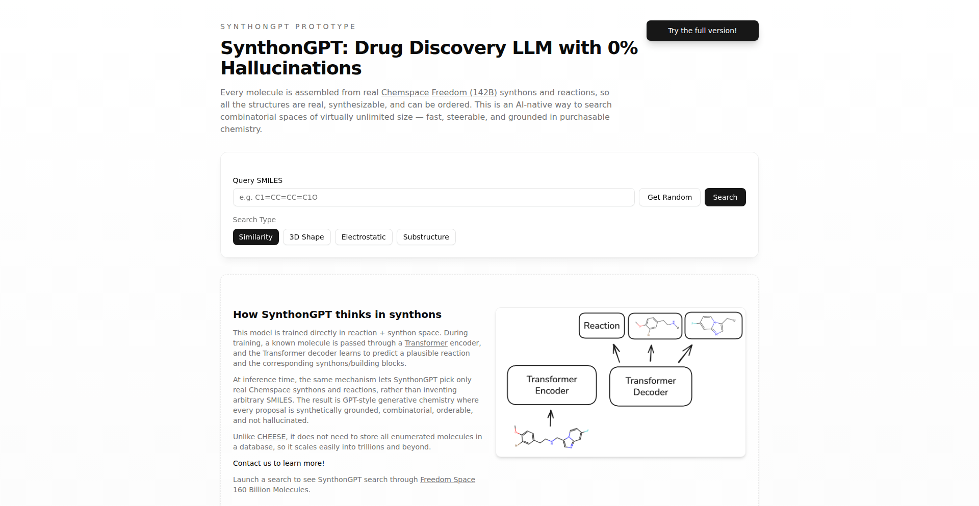 SynthonGPT: Hallucination-Free Drug Discovery LLM