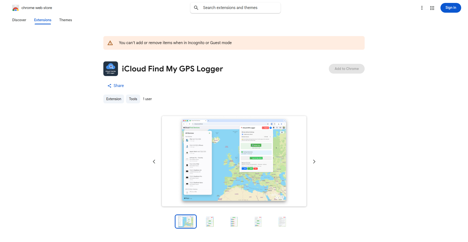 iCloud寻踪GPS日志仪