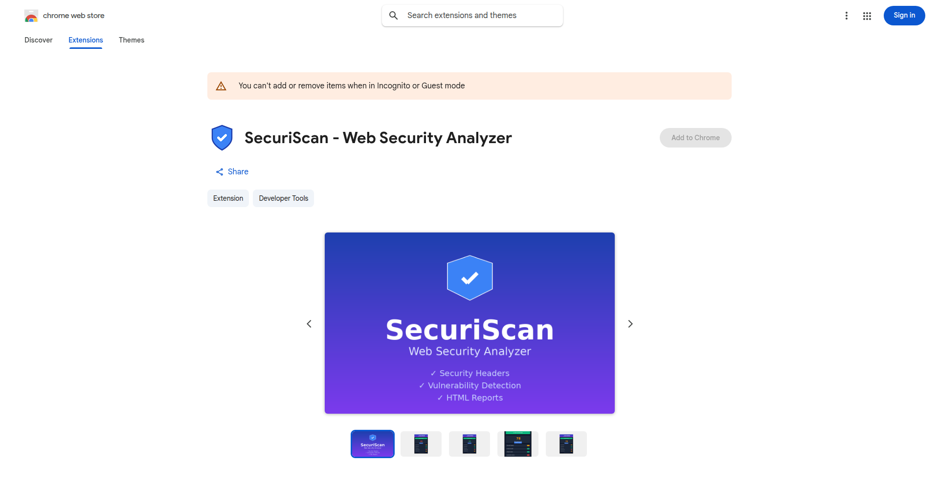 SecuriScan 浏览器安全透视镜