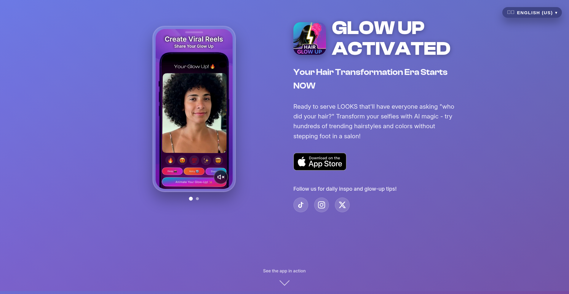 HairGlowUp-AI发型魔法师