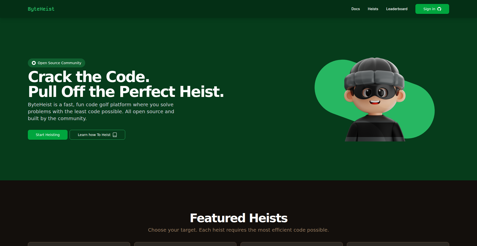 Byte Heist: 代码角斗场