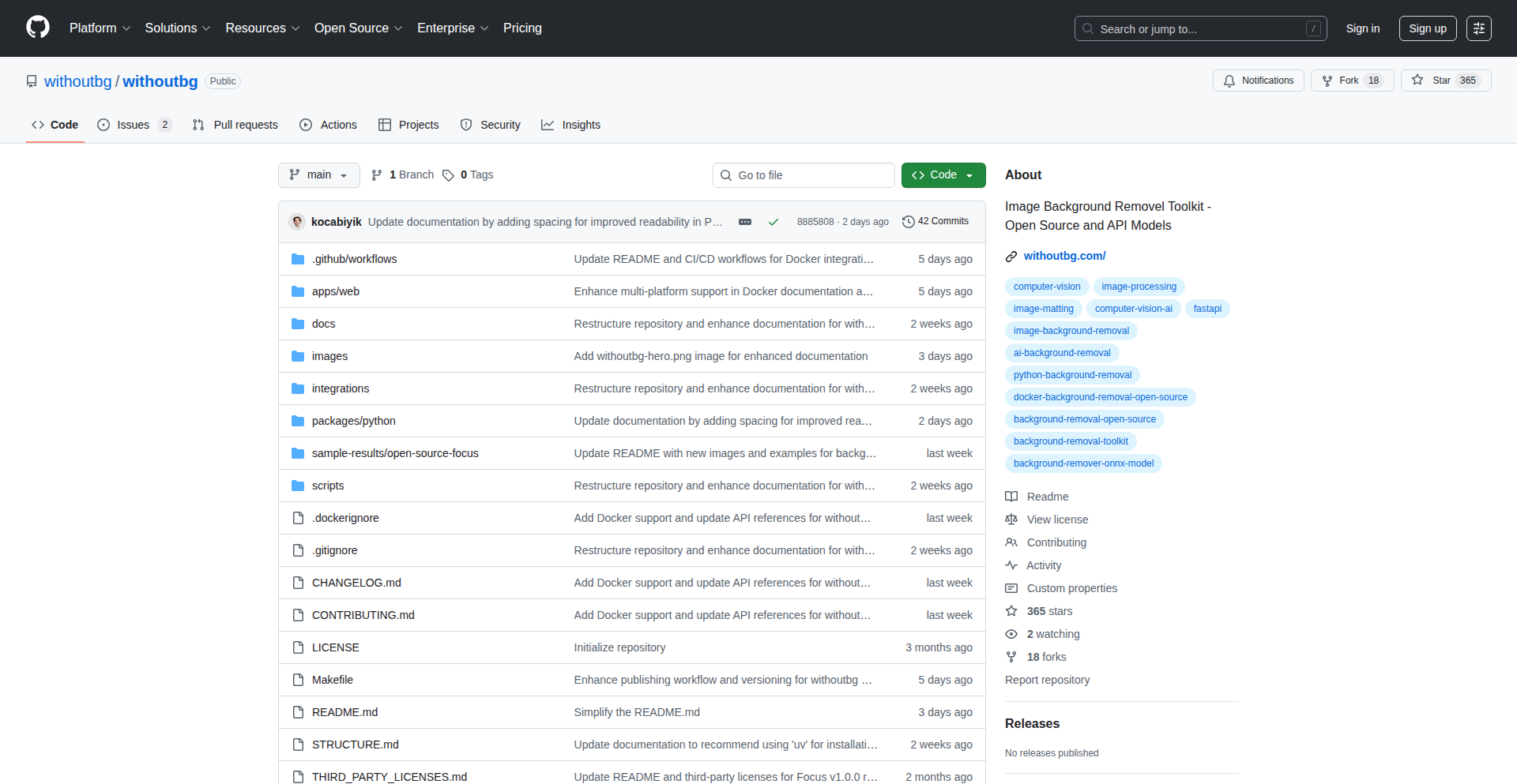FocusSharpBG - 智能边缘锐化背景移除