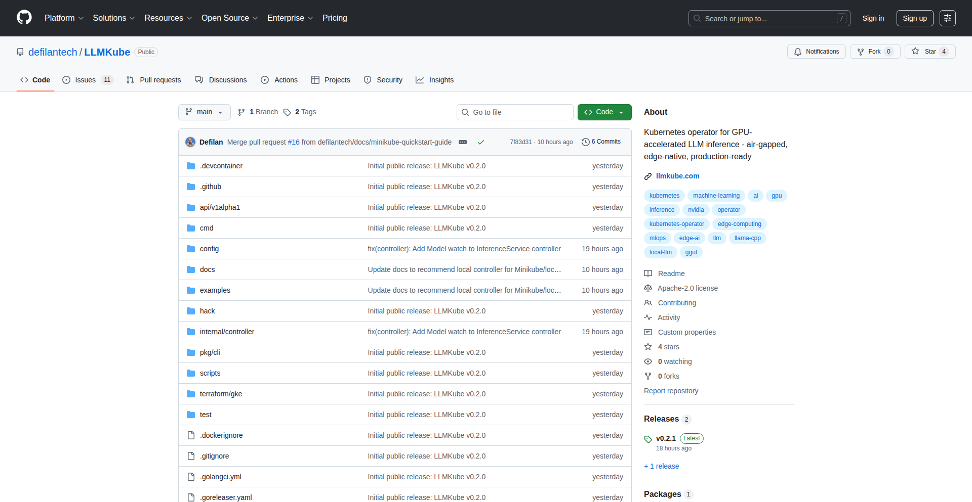 LLMKube - GPU加速大模型入驻Kubernetes管家
