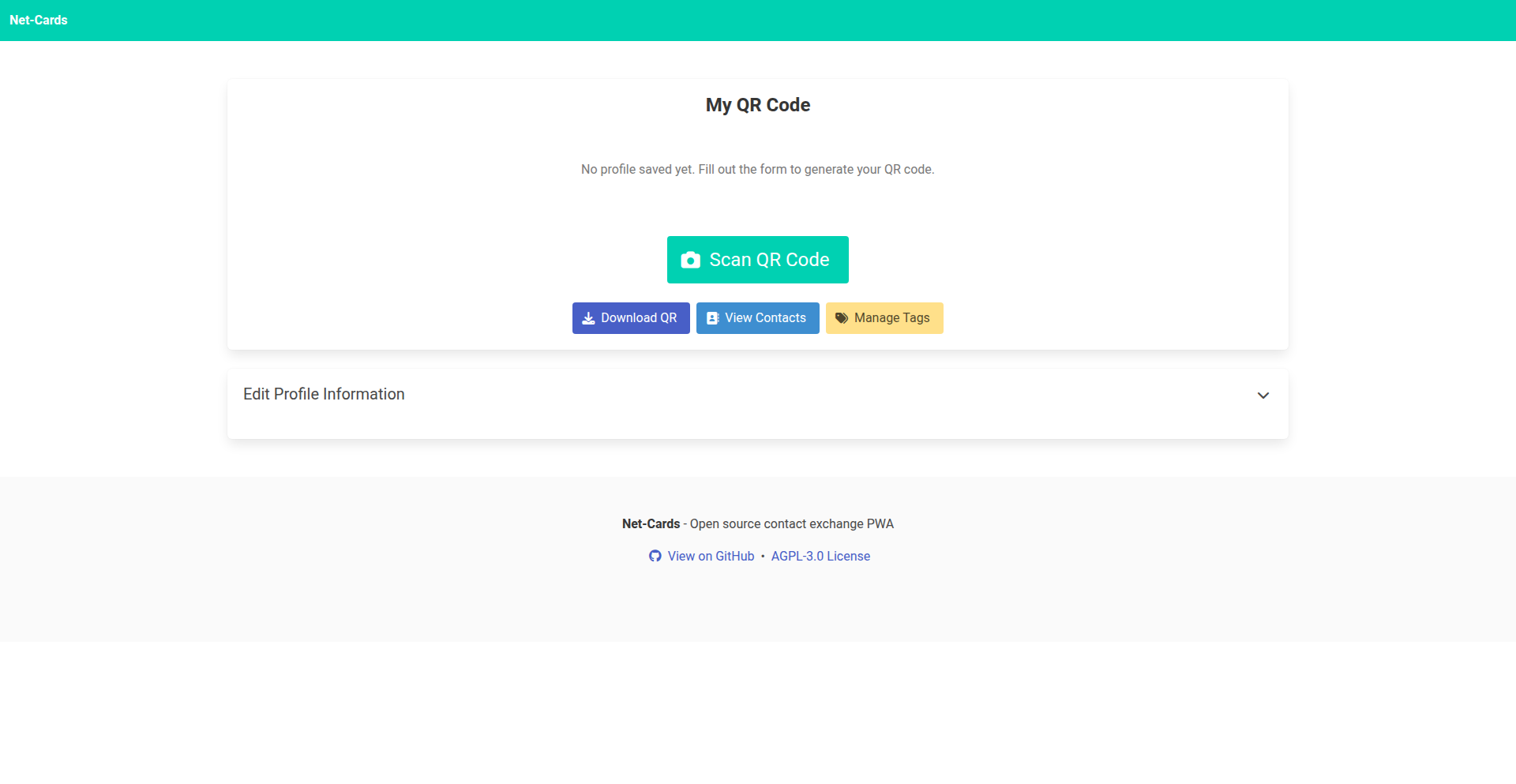智能名片云桥 PWA