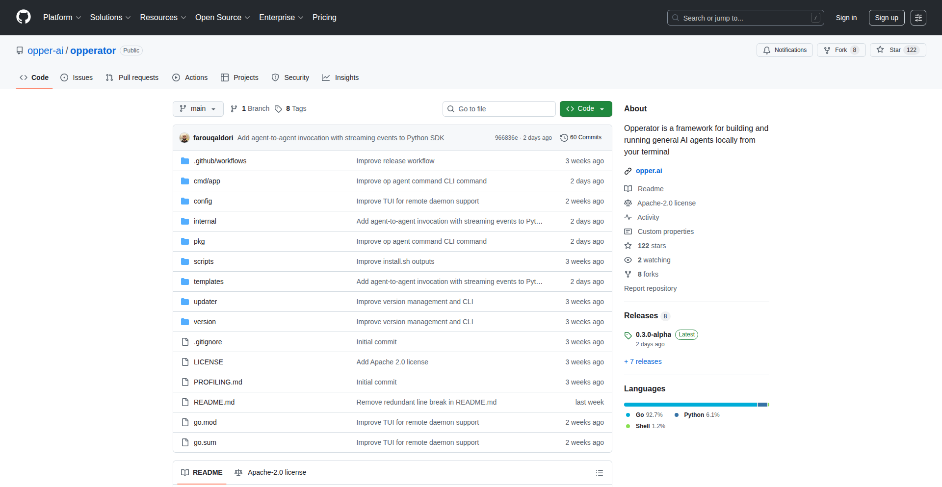 Opperator:本地AI代理终端工作台