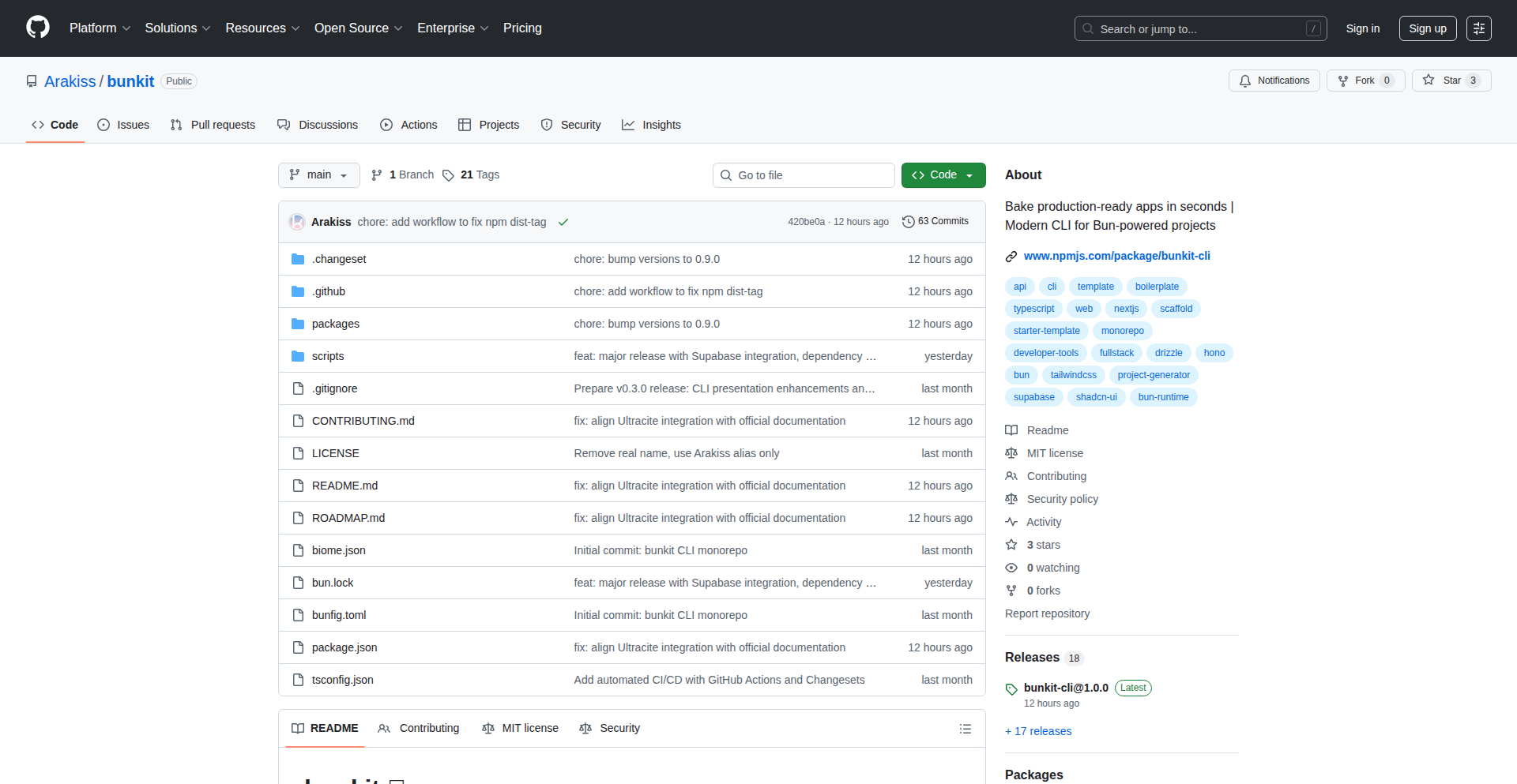 Bunkit: Bun原生的Monorepo效率加速器