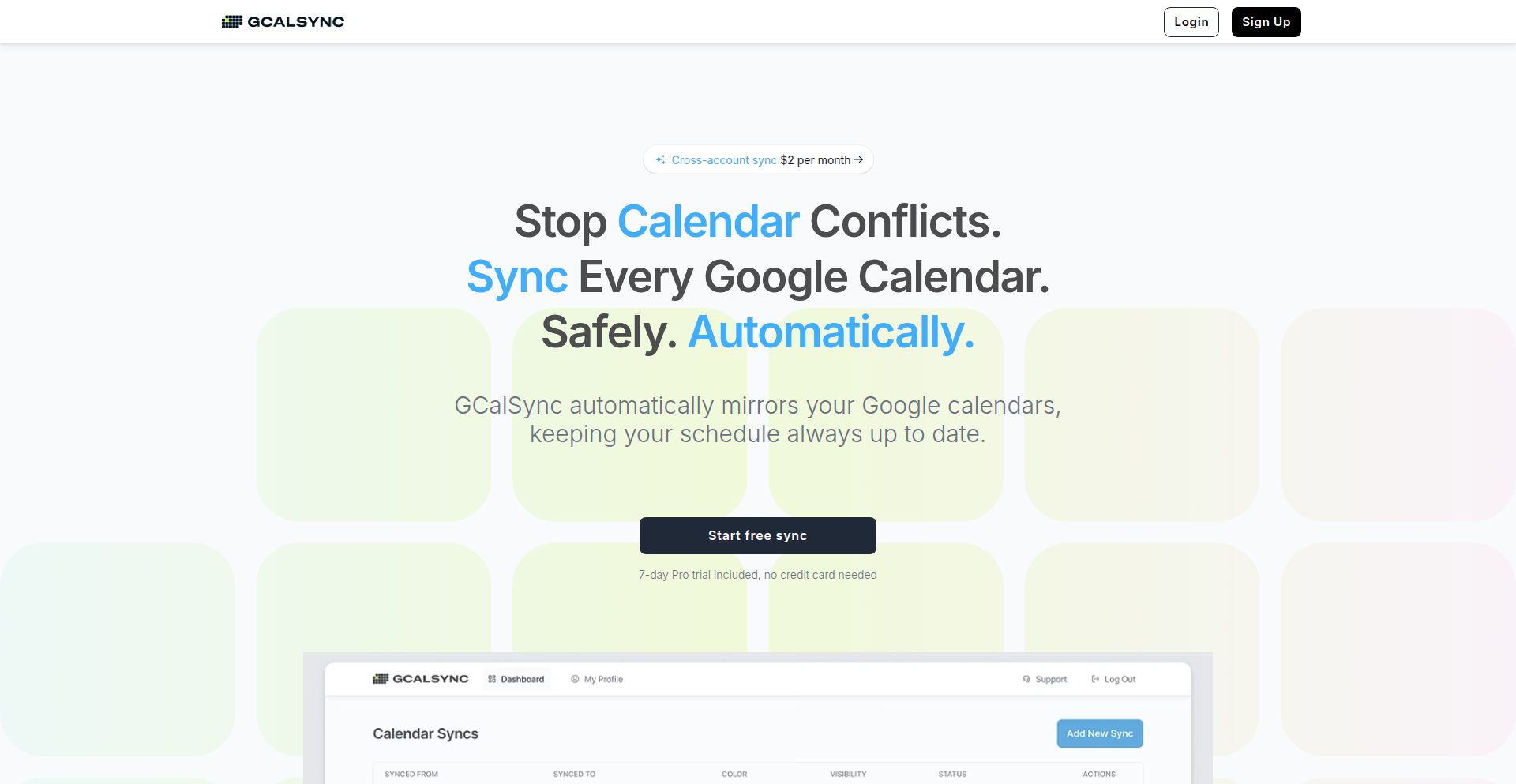 カレンダーシンクロハブ