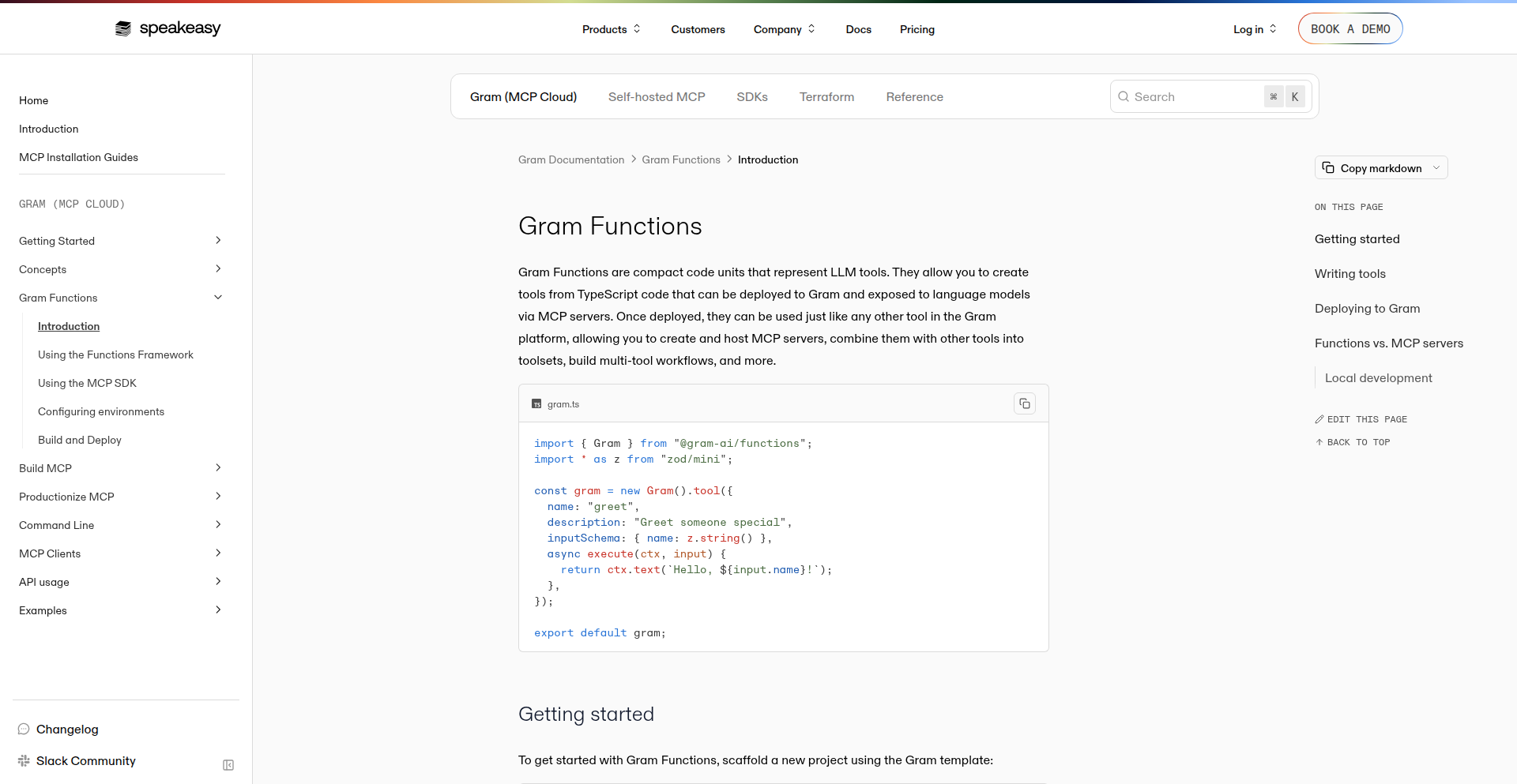 Gram Functions: コードからLLMツールへのサーバーレス変換プラットフォーム