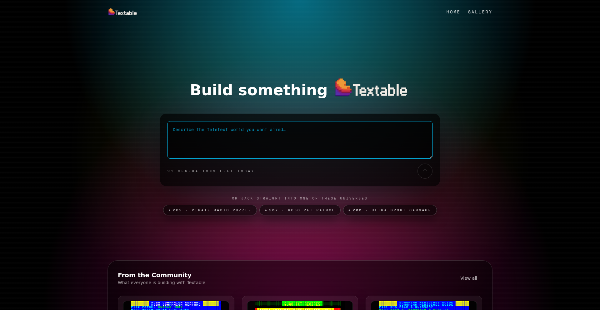 Textable！愛すべきテレテキスト
