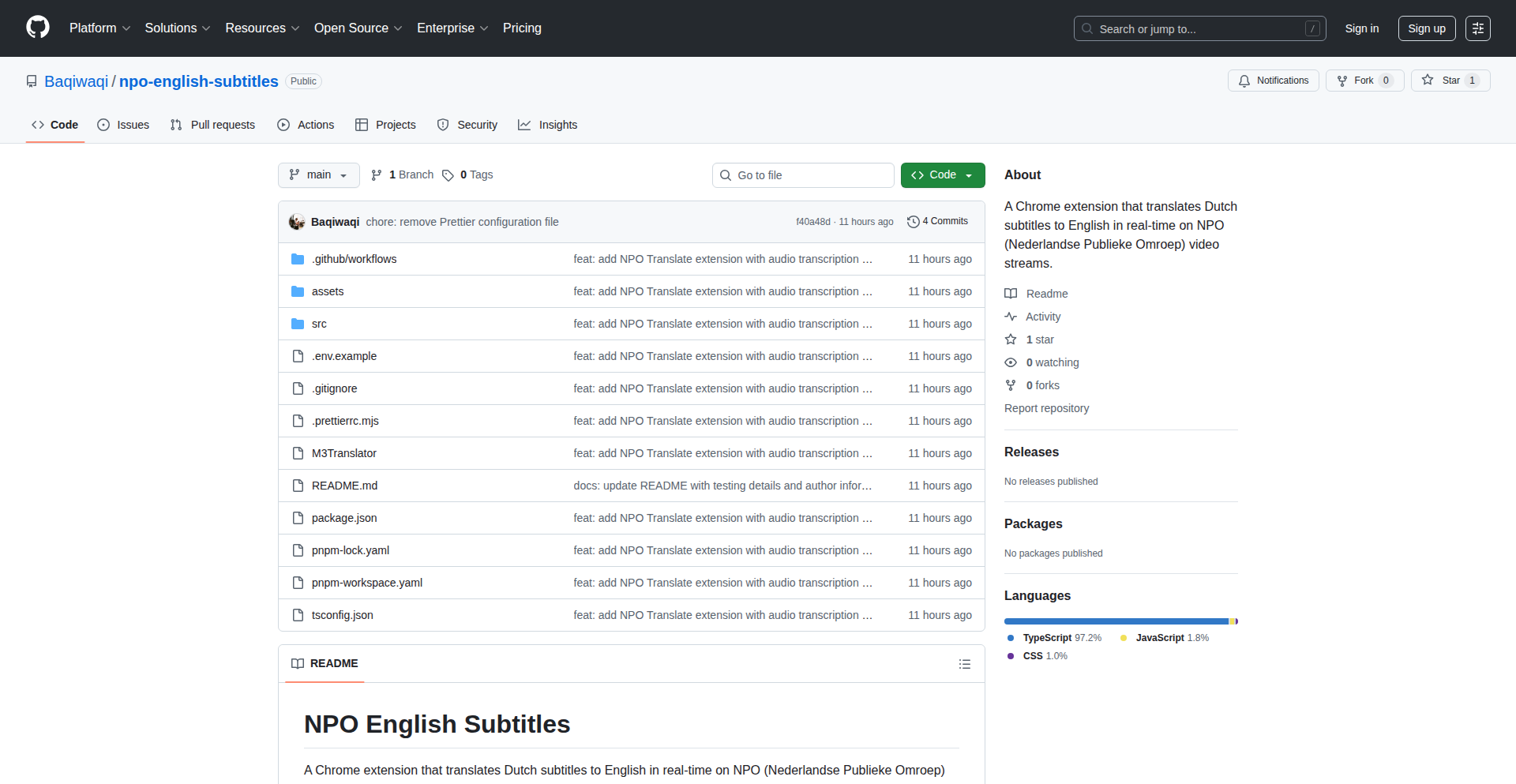 NPO字幕翻訳ツール (NPO Subtitle Translator)