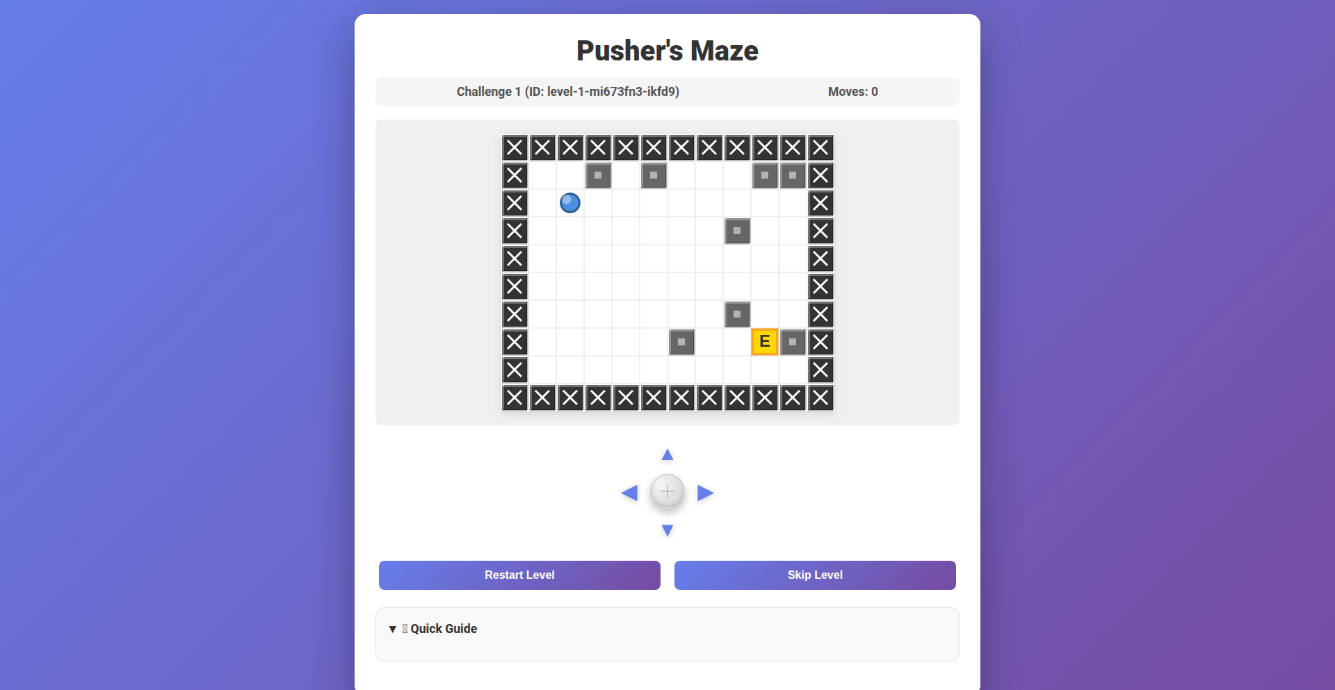Pusher's Maze