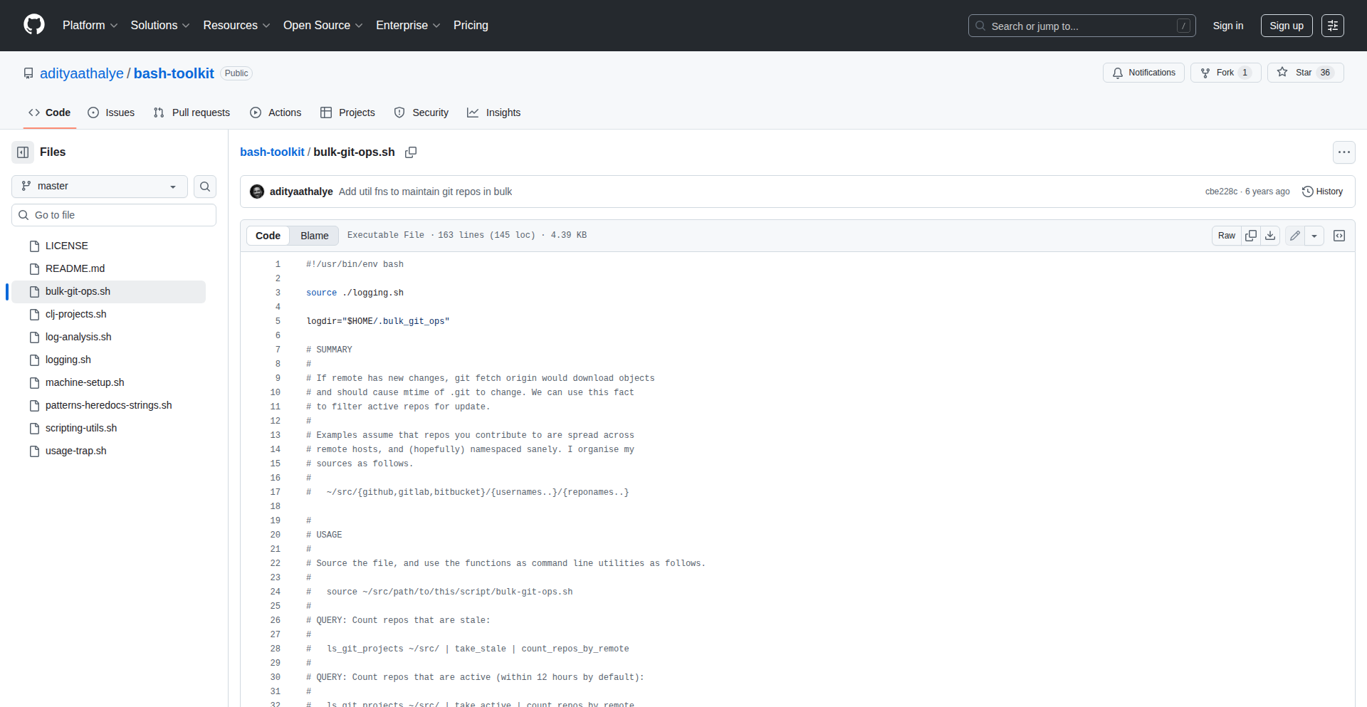 Git操作流式函数集