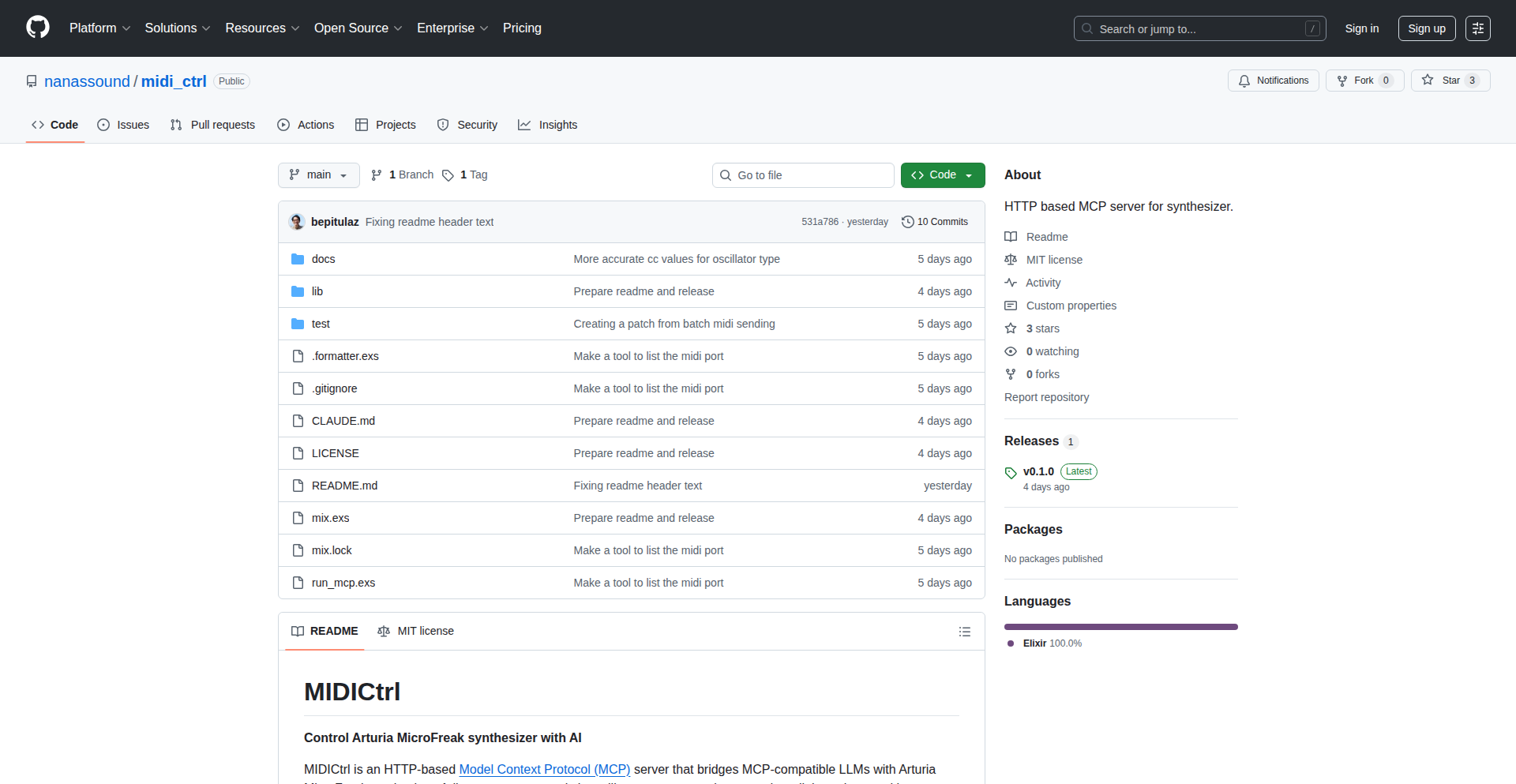 AIサウンドデザイナー：ハードウェアシンセサイザー連携
