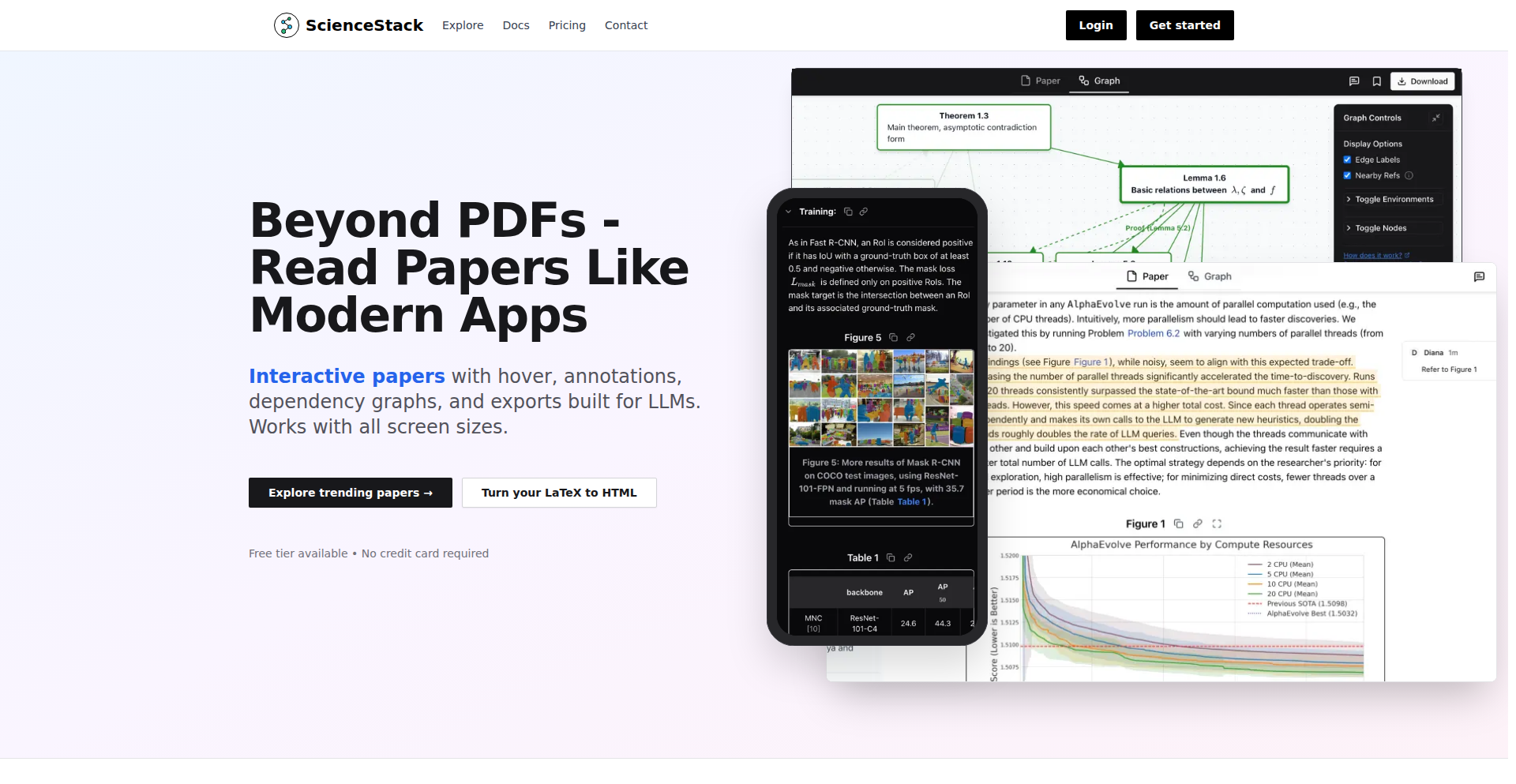 インタラクティブ論文ビューア (Interactive Paper Viewer)