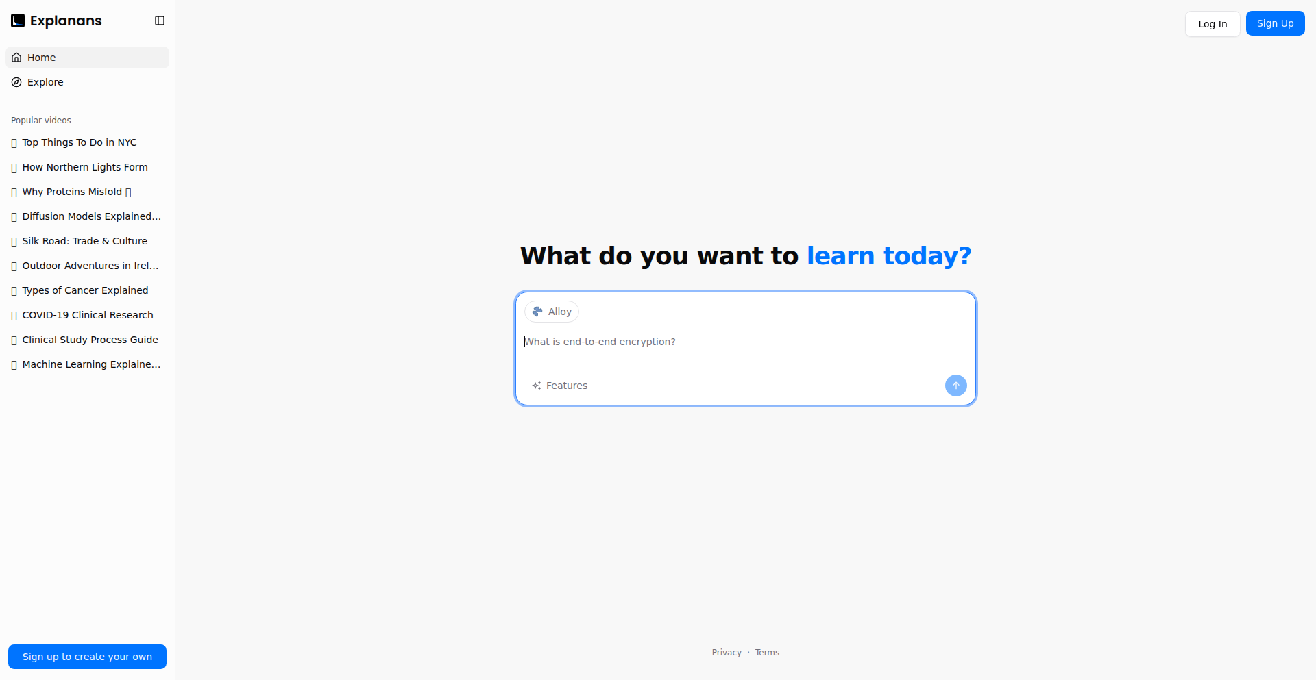 Explanans: LLM駆動型パーソナライズド学習ビデオ