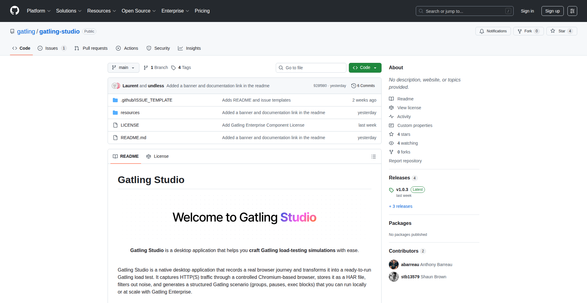 ブラウザ体験からロードテストを生成するGatling Studio
