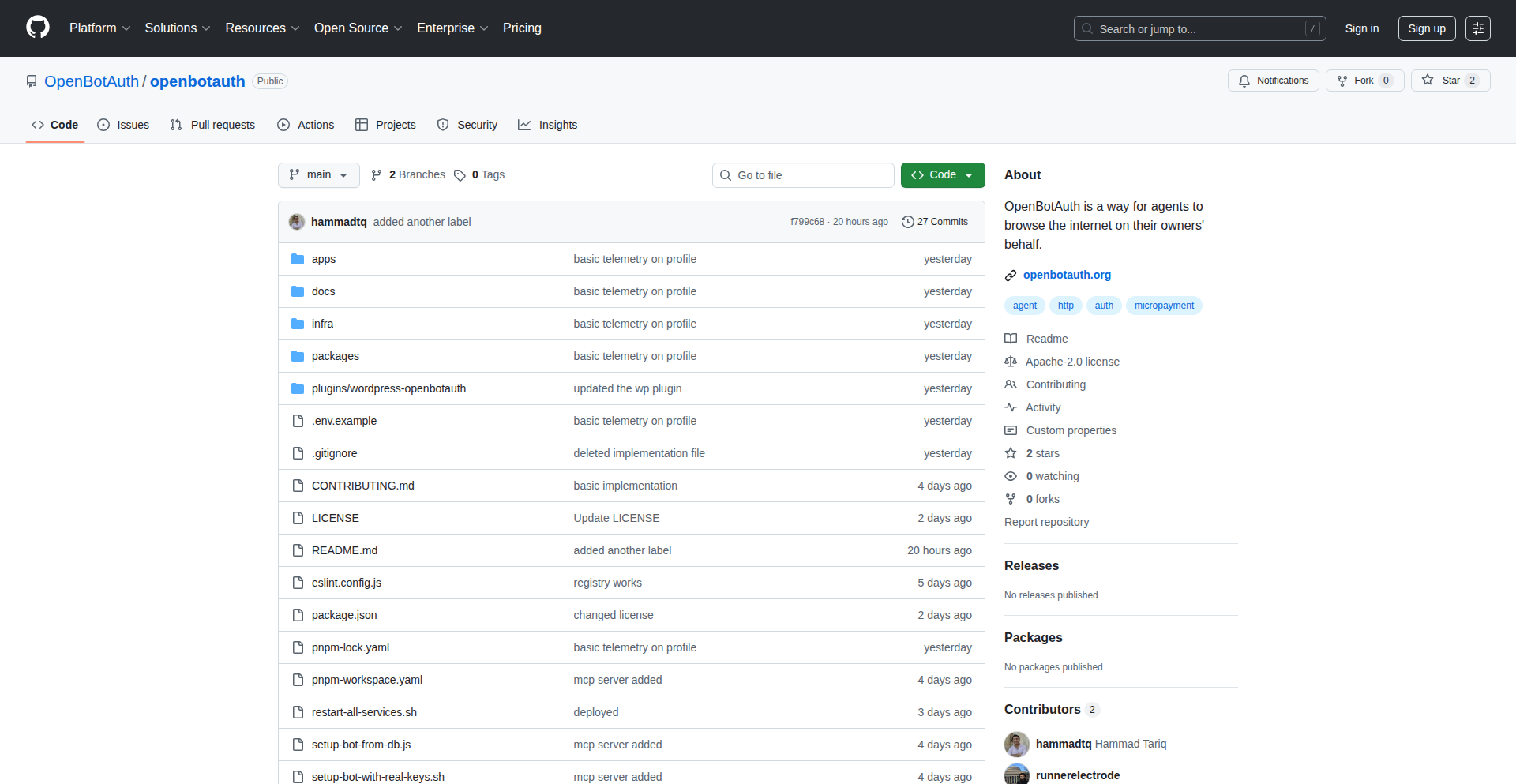 OpenBotAuth - オープンソースHttp署名認証
