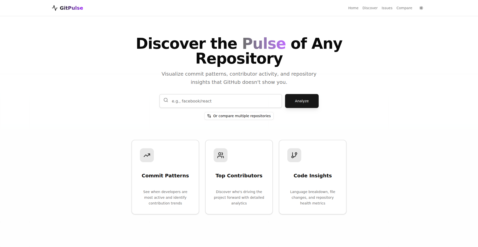 GitPulse: AI駆動型オープンソース探索ツール