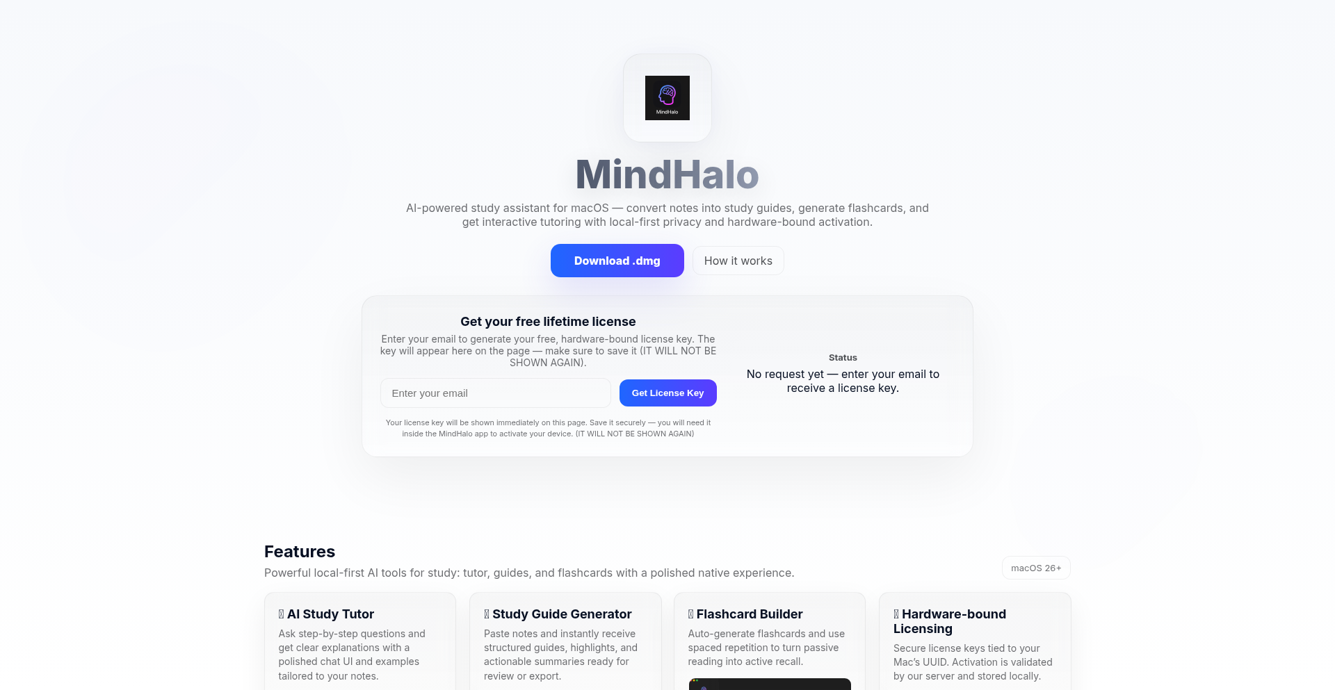 MindHalo - ローカルAI学習アシスタント