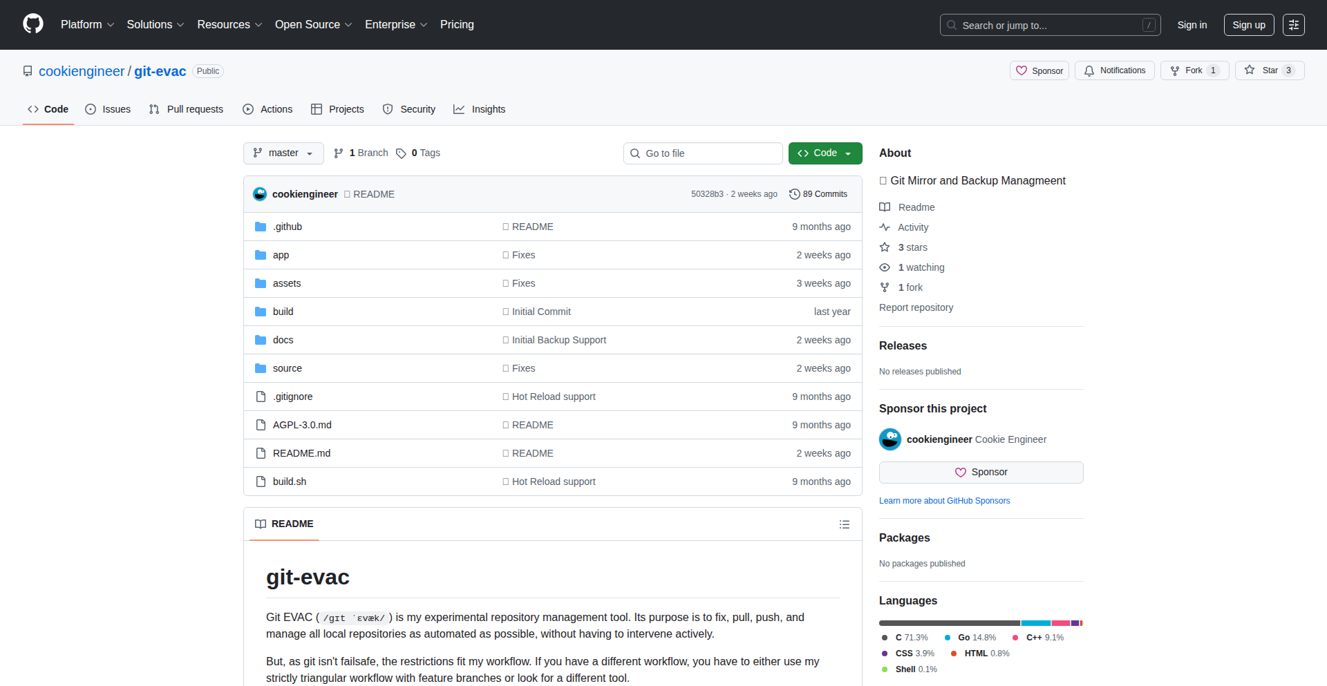 Git-evac: オフラインGitオフロード