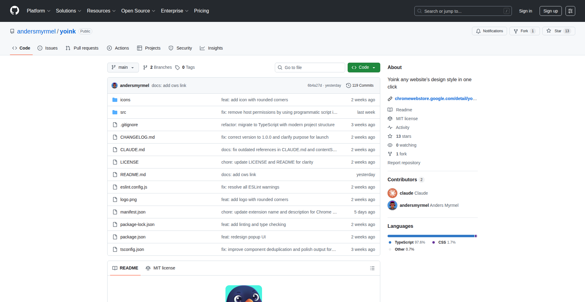 Yoink - WebデザインシステムAIアシスタント