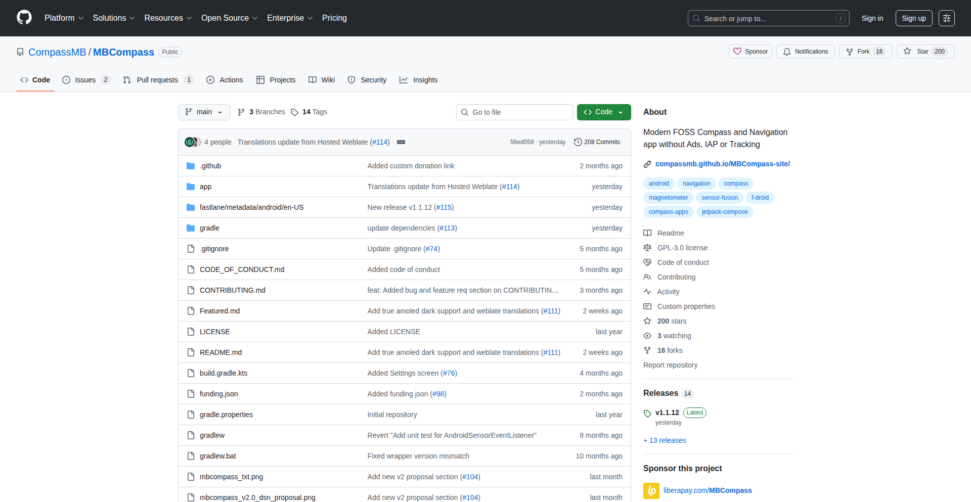MBCompass: ゼロトラッキング羅針盤