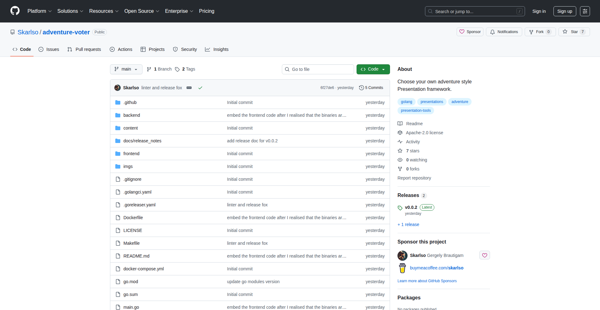 アドベンチャー・プレゼンター