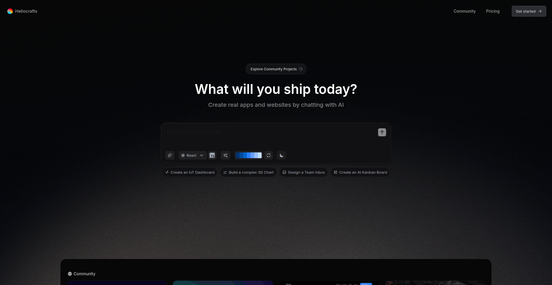Heliocrafts AI: コード生成の錬金術