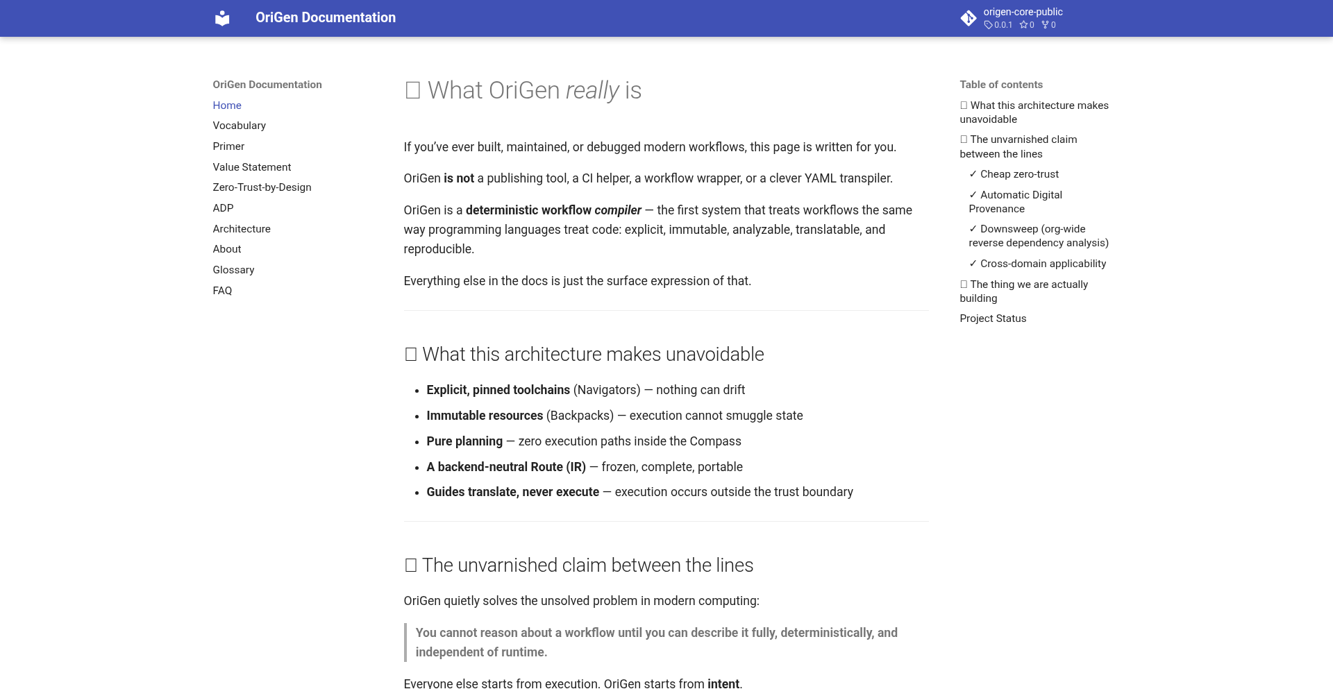 OriGen: 宣言的ワークフロー・コンパイラ