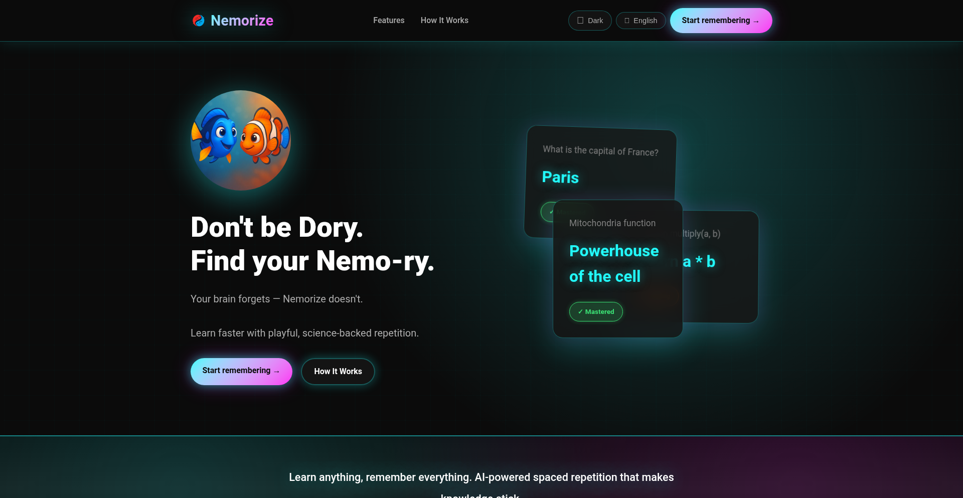 Nemorize - AI駆動型復習サイクル学習システム