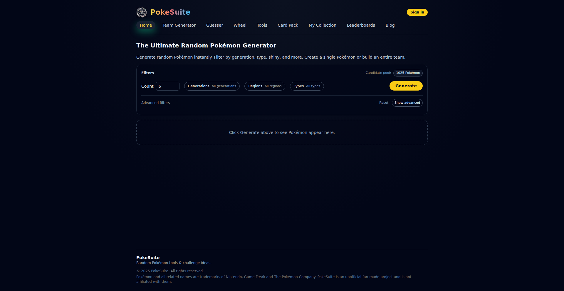 PokéPack Sim & Team Builder