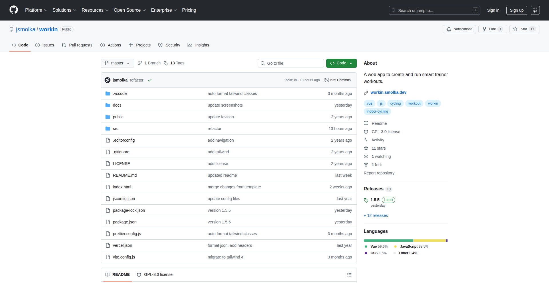 Web骑行工坊 (Workin)