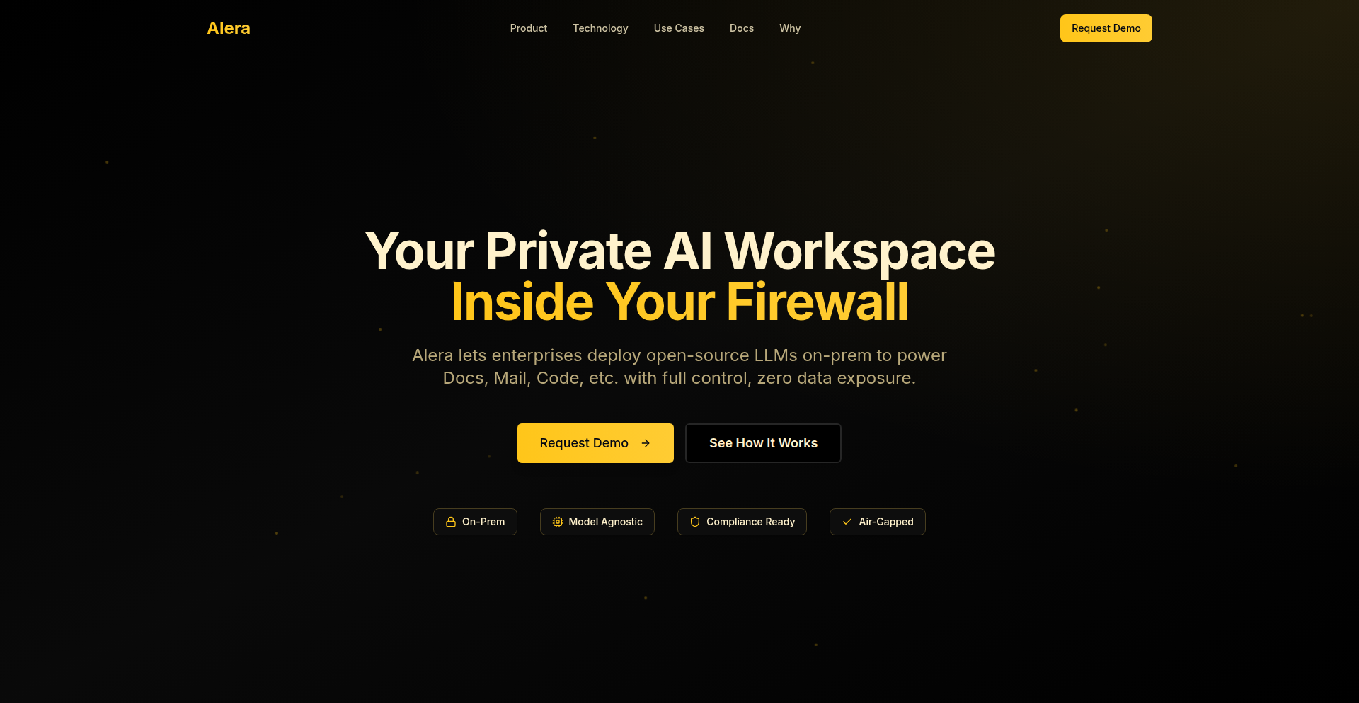 Alera: 一键私有AI环境构建引擎