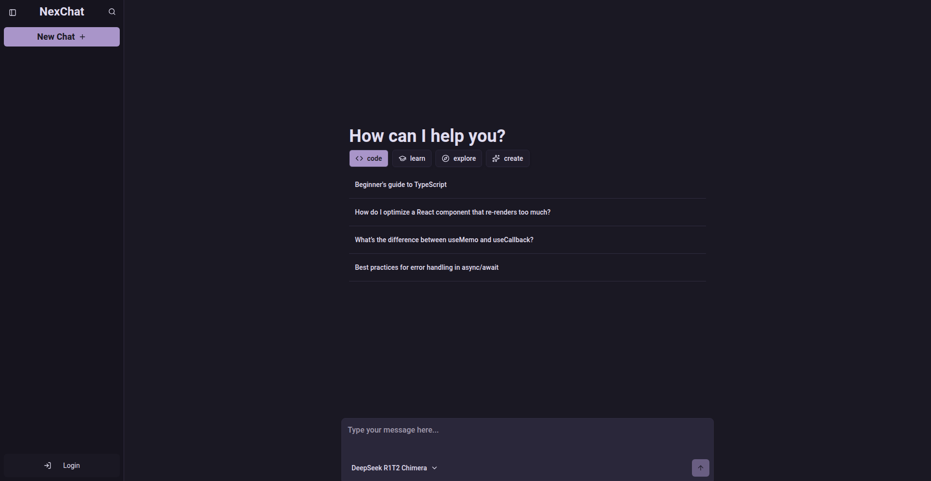 NexChat：闪电响应的AI对话引擎