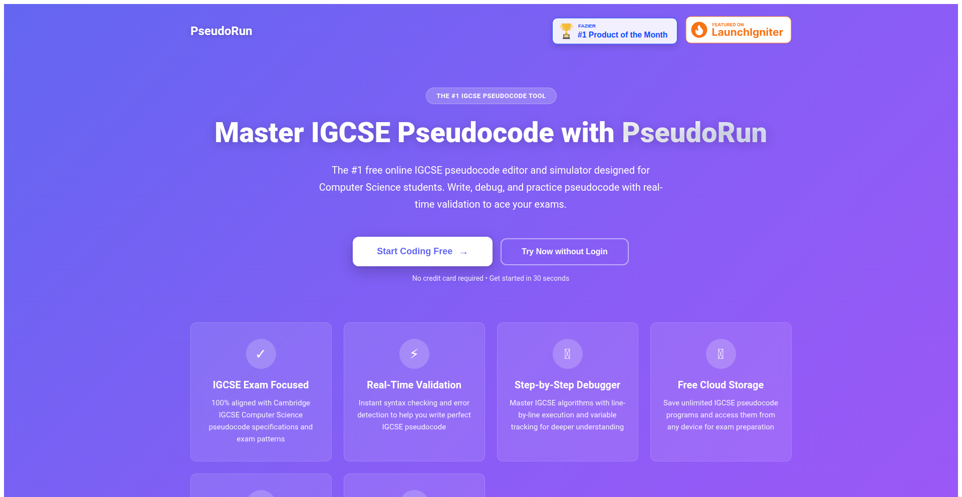 PseudoRun 灵动伪代码编辑器