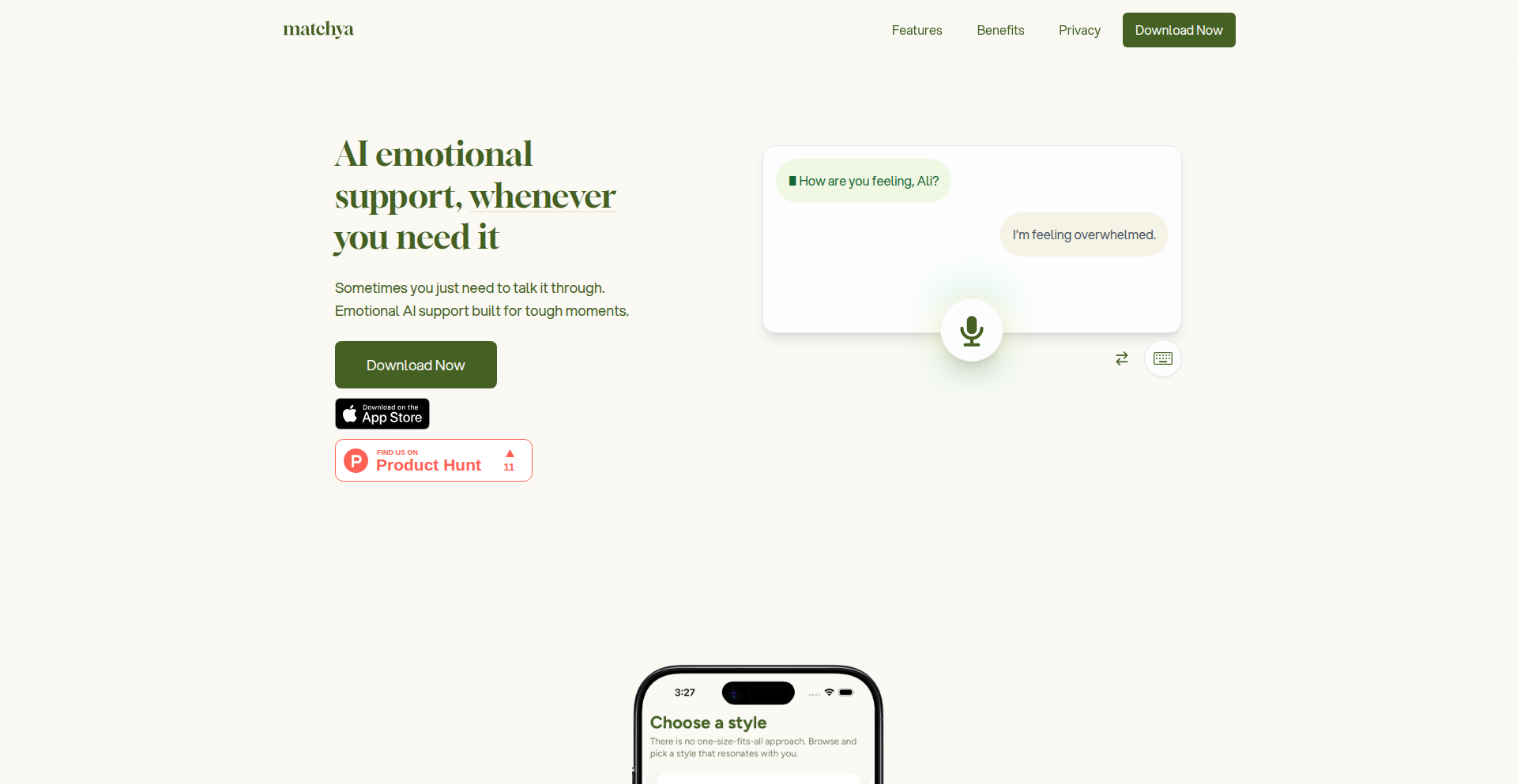 情感语音AI伴侣 - Matchya