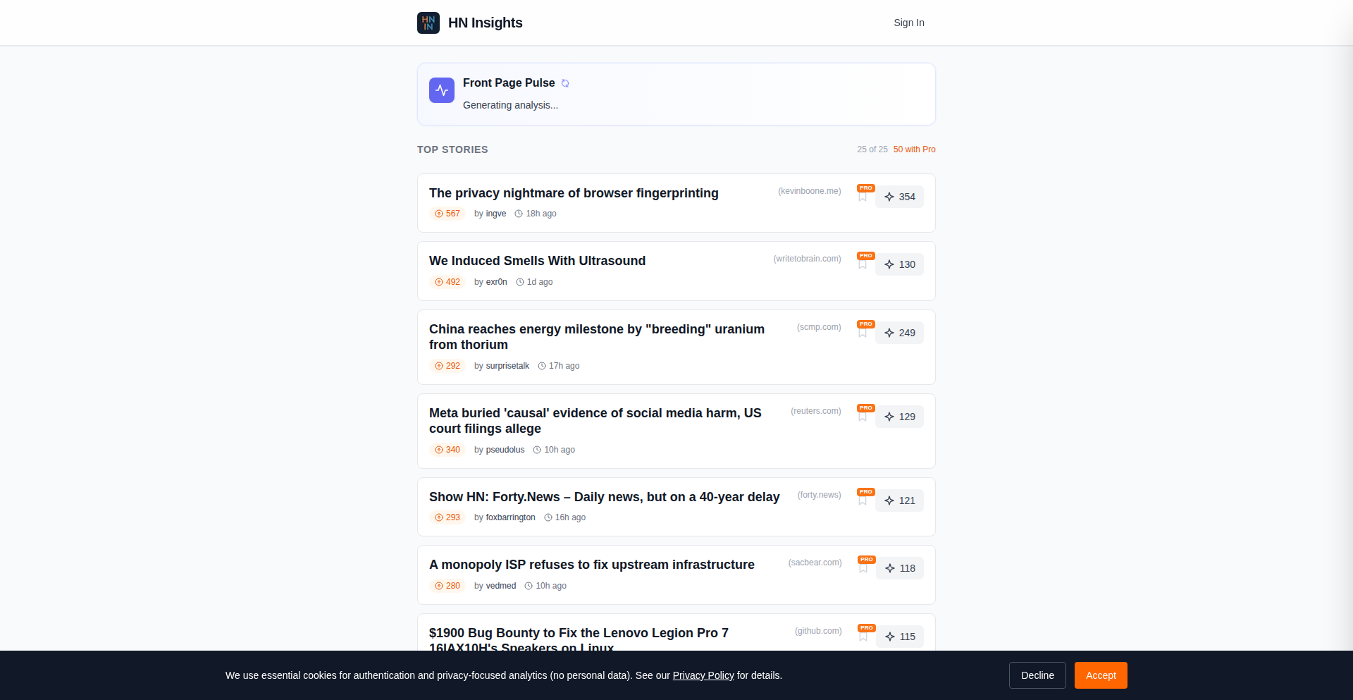 HN智囊汇 (HN Insights)