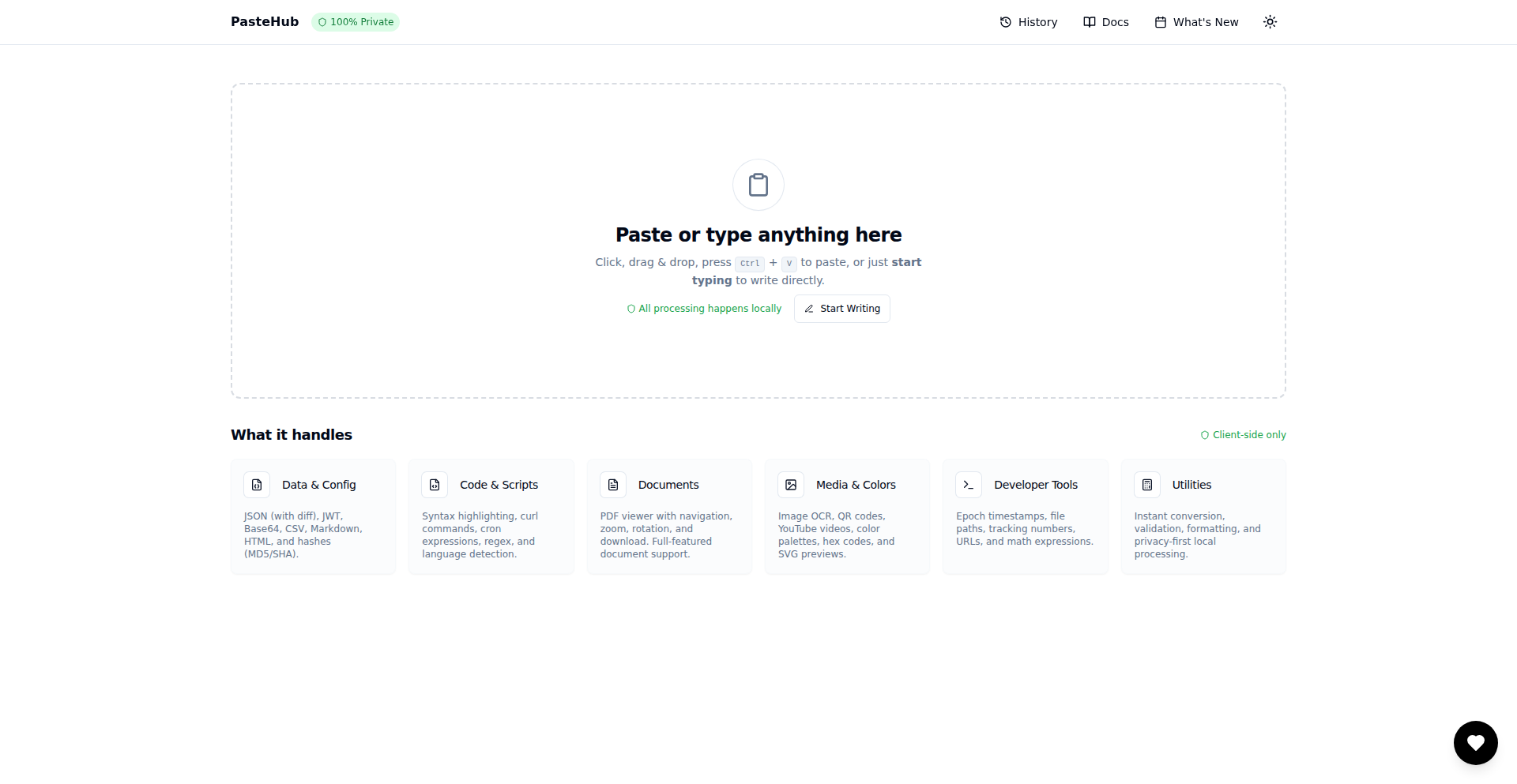 PasteHub: 瞬间解析你复制的所有内容