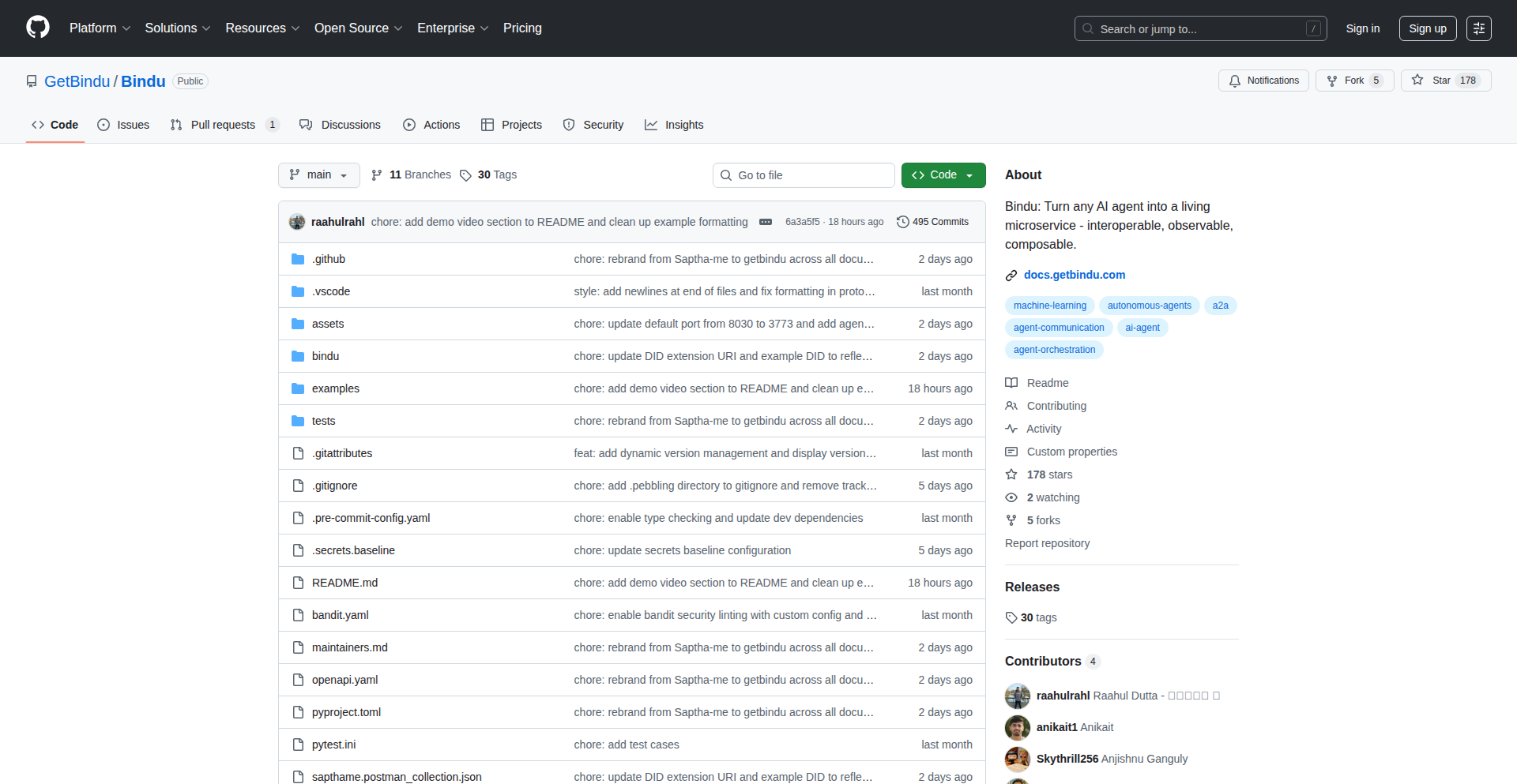 AIエージェントのための統合レイヤー「Bindu」