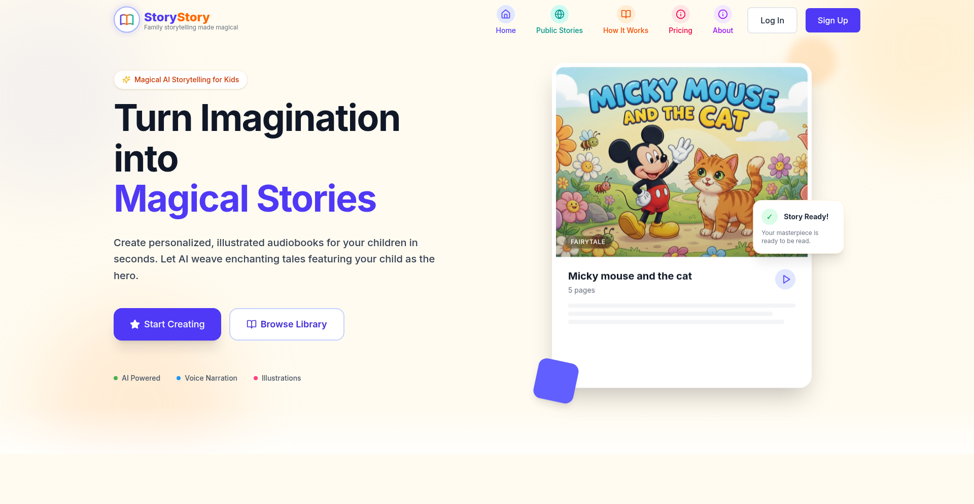 AIイラスト語り部スタジオ：StoryStory