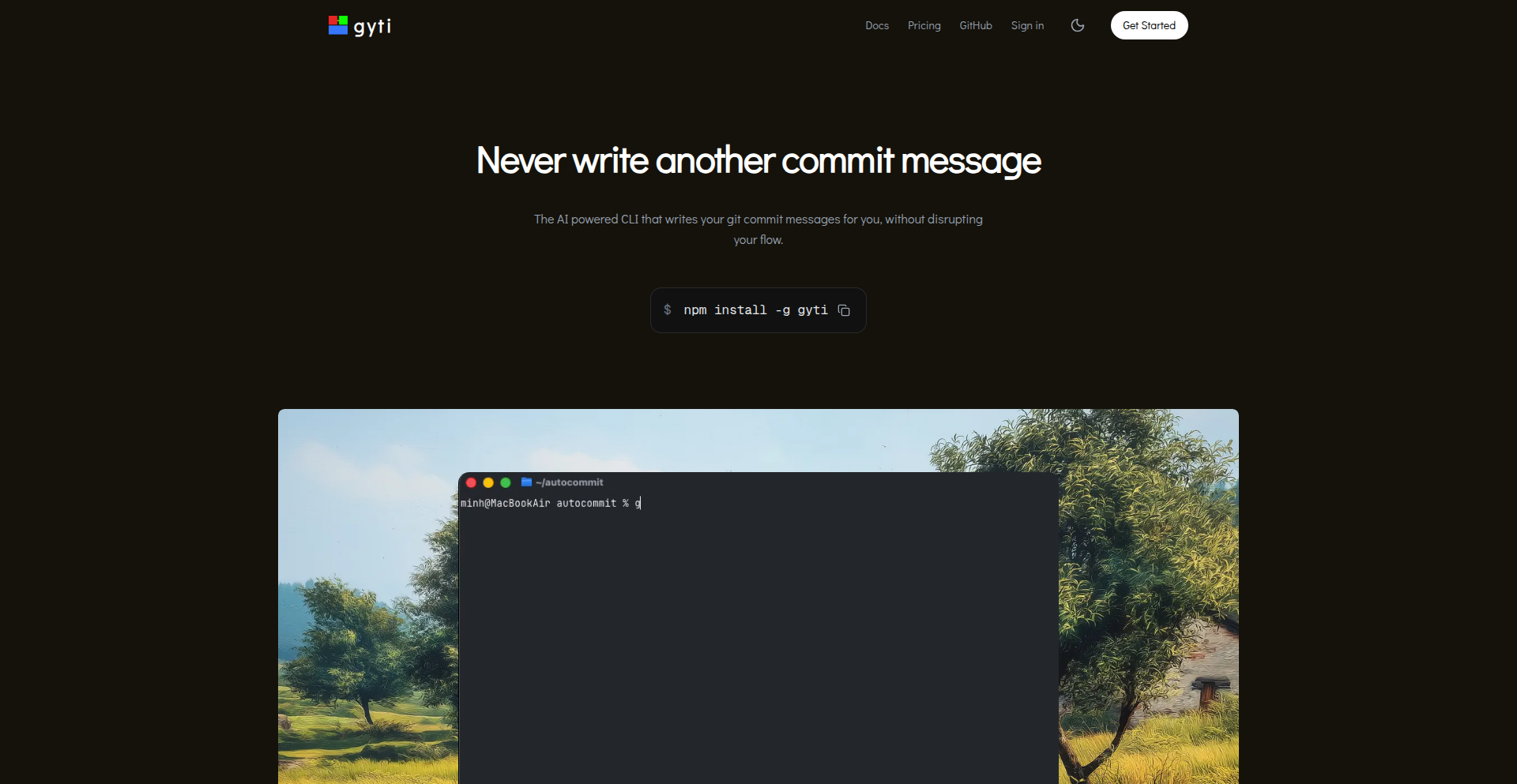 Gyti: Gitコミットメッセージ自動生成CLIツール