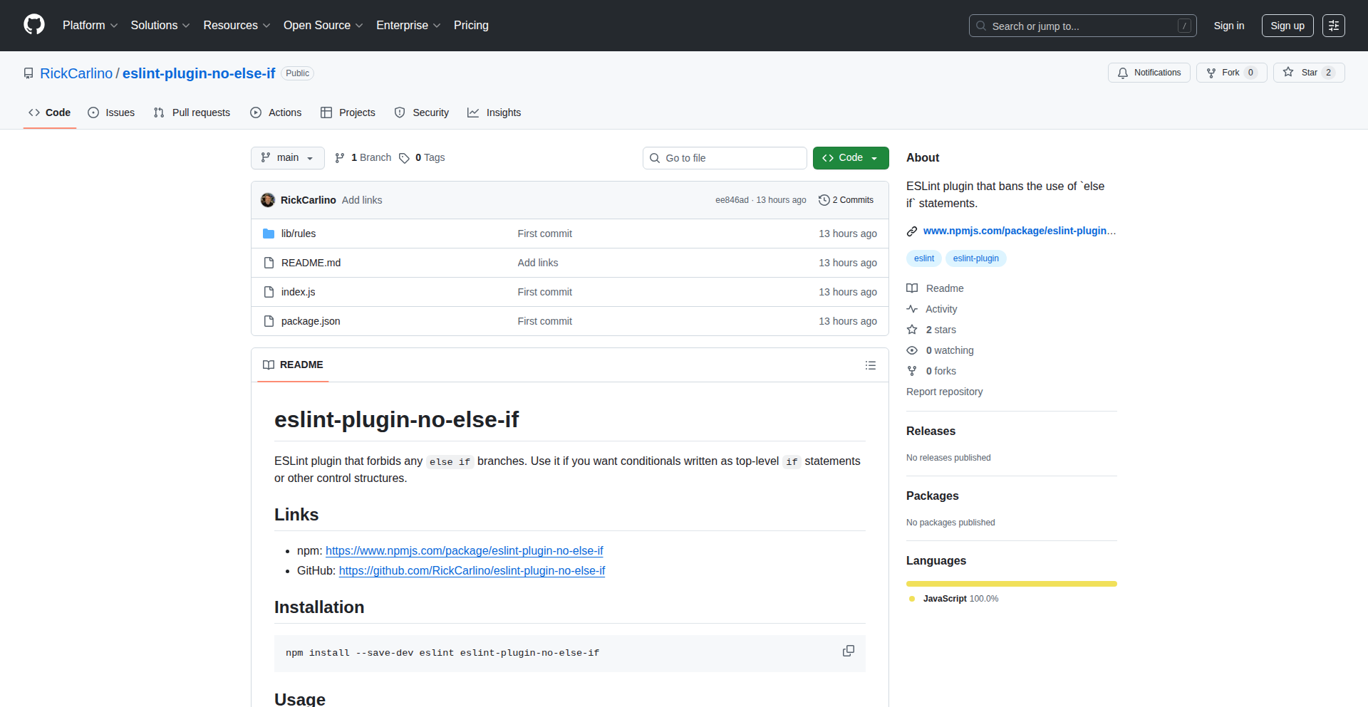 else-if 検出プラグイン